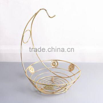 2016 wholesale cheap new style iron wire fruit basket for sale