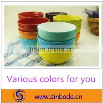 coloured soup bowls