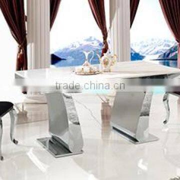 TH362 Marble Top Modern Design Dining Table photo-2
