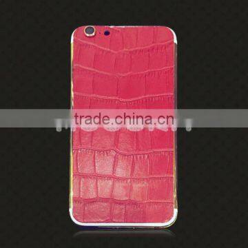 2016 For IPhone 6S/6s Plus Genuine Leather Gold Housing,Leather Gold Housing for IPhone,leather Housing photo-2