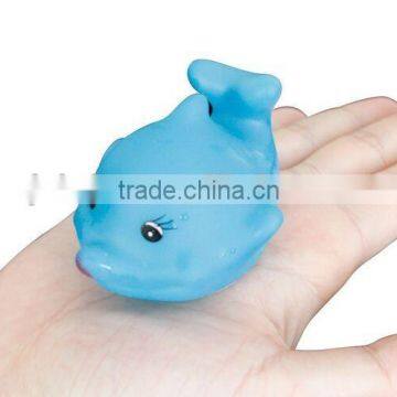 Custom rubber floating dolphin PVC bath toys OEM soft toys for children non-toxic pvc bath toys