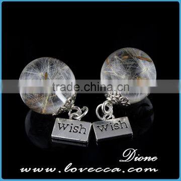 Dandelion Glass Ball for Earring/necklace ,glass Ball for Making Jewelry photo-6