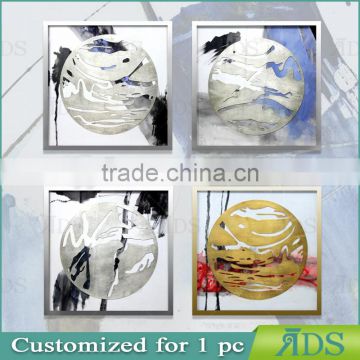 Framed handmade abstract art sculpture for home decoration