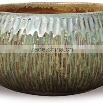 new Glazed colour pot for garden,