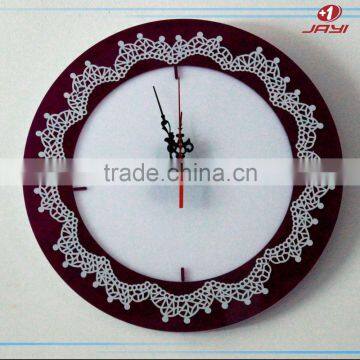 2017 China Supplier Wholesale Large Home Decorative Wall Clocks, Clear Acrylic 3D Wall Clock photo-5