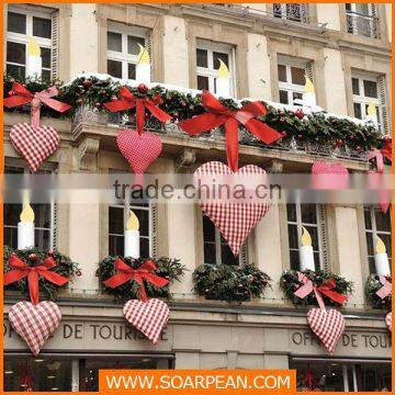 custom Christmas decorative hanging love heart