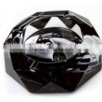 Crystal Handblown Glass Ashtray photo-2