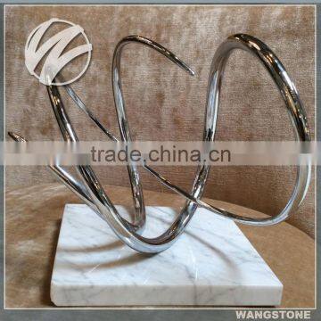Stainless Steel Famous Metal Abstract Modern Sculpture photo-2
