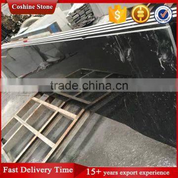 Grade A & High Polished Absolute Mongolia Black Granite Price photo-2