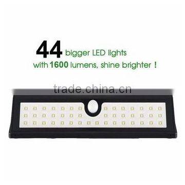Wholesale 44 LED Motion Sensor Lights Garden Lighting Solar Led Lantern Wall Yard Path Garden Lighting photo-4
