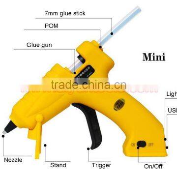 Li-ion Battery Glue Gun Cordless Hot Melt Glue Gun Lithium Battery Glue Gun photo-2