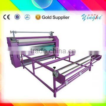 new and large format oil heat transfer printing machine with stand