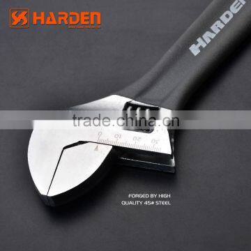 Professional Dipped 10" Chrome Vanadium Handle Adjustable Wrench photo-2