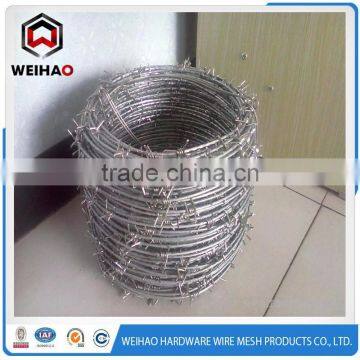 Heavy Hot Dipped Galvanized Steel IOWA MOTTO PUMA High Tensile Galvanized Barbed Wire For Fencing (Export to Australia,NZ,UK)