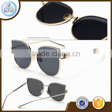 Fashion new European and American fashion glasses cat's eye sunglasses ms individuality sunglasses trend