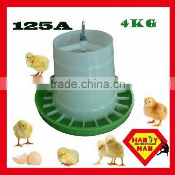 125A 4kg Crown Chicken Plastic Poultry Gear Box Feeder