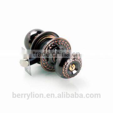 Berrylion good look plating red bronze S shaped door lock