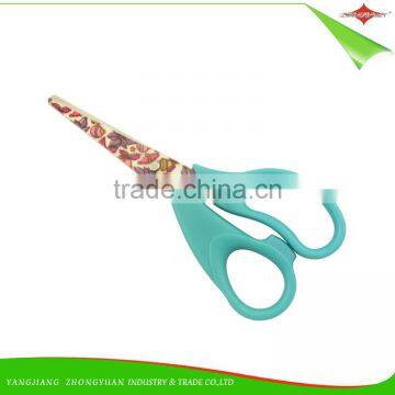 ZY-J7008 5" school and student scissor stainless steel kids shear