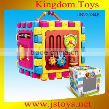 hot educational block toy plastic puzzle box for gift