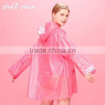 100% TPU Waterproof Raincoats Rainwear Wholesale, Funky Raincoats for Ladies