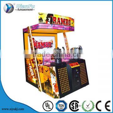 47 inch Rambo amusement machine gun shooting game DF-035/Rambo shooting game machine/coin operated shooting simulator for sale