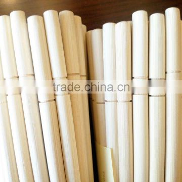 naked poplar chopsticks and factory price round bamboo chopsticks