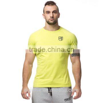 hight quality summer sportswear leisure fitness custom printed logo gym men's t shirt