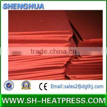 High temperature silicone foam sponge rubber sheet for sublimation press machine