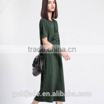 Robot Pattern Printing Casual Wear Womens Stylish Maxi Dress Summer Dress Evening Dress Long Maxi Dresses photo-5