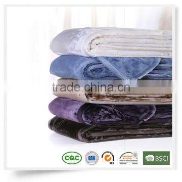 New Style Polar Plain Super Soft Glossy Flannel Blanket Factory Price High Quality Wholesale photo-3