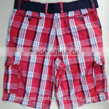 MENS CARGO SHORTS WITH BELT (Garment Stock Lots / Apparel Stock / Stocklots / Garment Apparel From Sri Lanka / Bangladesh) photo-2