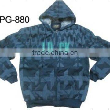 winter mens fleece hoody jacket(PG-880)