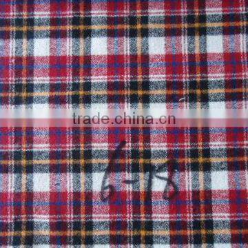 New fashion cotton flannel check fabric V311