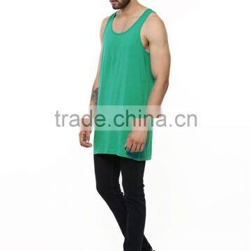 Longline Stringer Gym Vests Plain Cheap Bulk photo-2