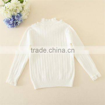 2015 New Snow White Color Children Sweater Long Knitwear Kids Girls Sweater From Chinese Factory photo-2