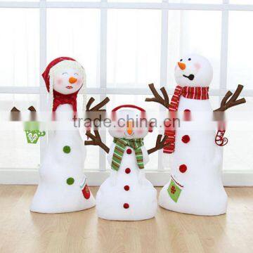 HD1014 Hot sale Lovely Christmas santa snowman doll suits Christmas pendant