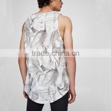 OEM Factory Man Tank Top Summer Vest Custom Printing Vest photo-3