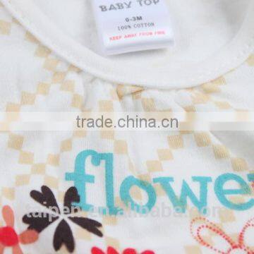 Hot Sale Kids Winter 3 Pcs Set 100% Cotton Long Sleeve Top & Pants Knitted Clothing Set With Hanger Package FSH1-36 photo-6