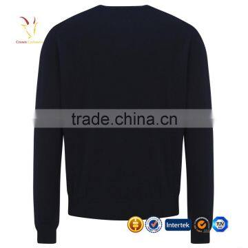 V Neck Mens Knitted Cashmere Cardigan Sweater photo-4