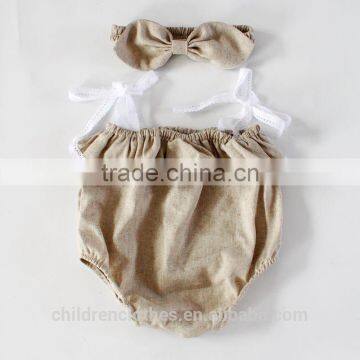 Newborn Baby Clothes Lace Suspenders Solid Color Wholesale Boutique Fashion Girl Colorful Romper