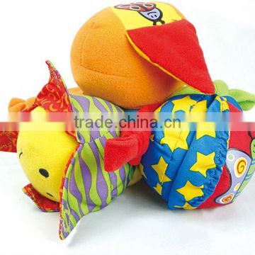 Early childhood educational plush toys,plushed cloth ball, children catch ball.plushed lion ball