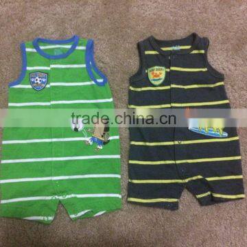 Sport Sleeveless 100% Cotton Baby Bodysuits