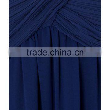 100% Polyester Fully Lined Maxi Dress Women Sweetheart Neckline Detail Chiffon Dress 2016