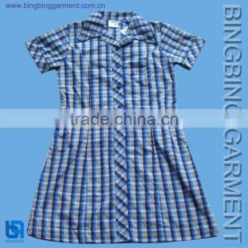 girl's school plaids dress