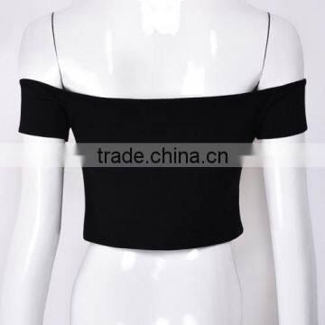 Fashion Women Top off Shoulder Nightclub Top photo-5