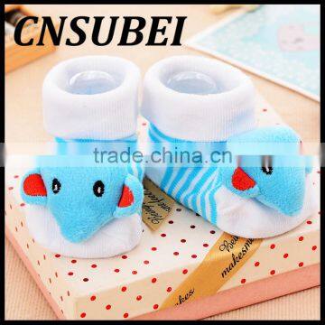 Wholesale Cute Cartoon Baby Anti-slip Socks Newborn Baby Three Dimensional Doll Cotton Tube Socks photo-4