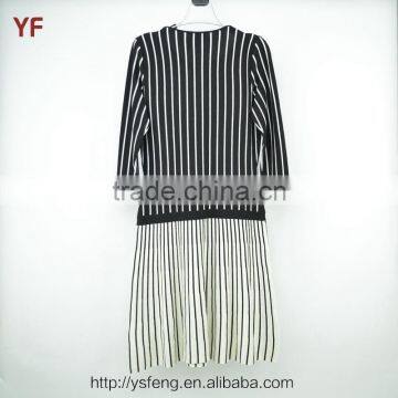 Latest Fashion Stripe Sweater Dress Designs For Women photo-2
