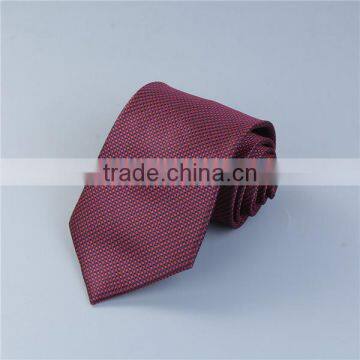 Polyester Necktie Purplish Red Stripe Men'S Polyester Neck Tie photo-3