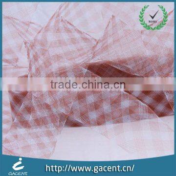 Popular Bridal Sewing Elastic Polyester Checked Crinoline Mesh photo-2
