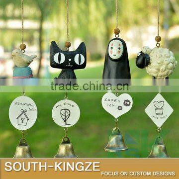 Sheep, Cat, Japanese Anime Character Resin Cute Cartoon Bell Wind Chime